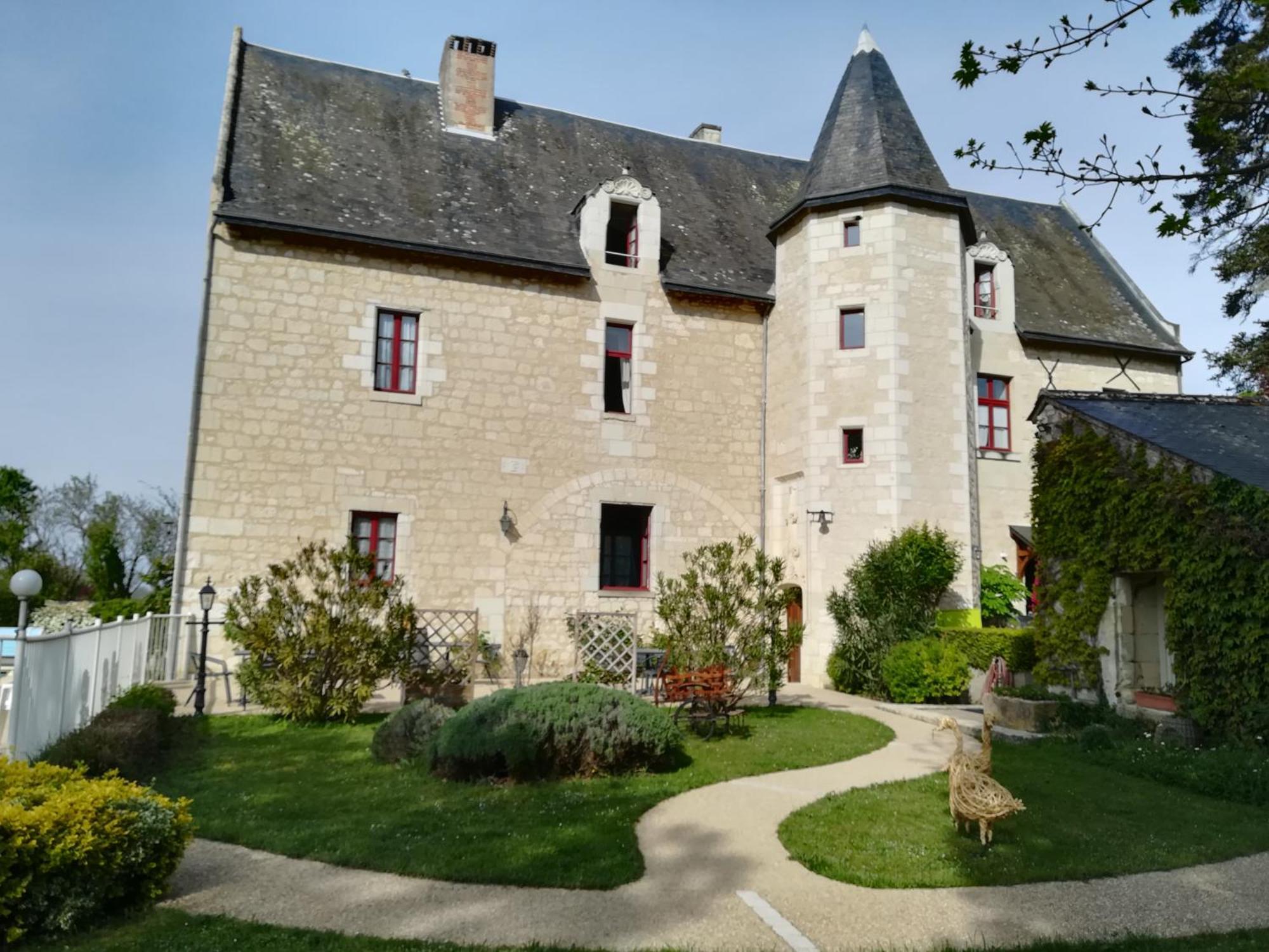 Bed and Breakfast Chinon Manoir De L'Abbaye Seuilly Exterior foto