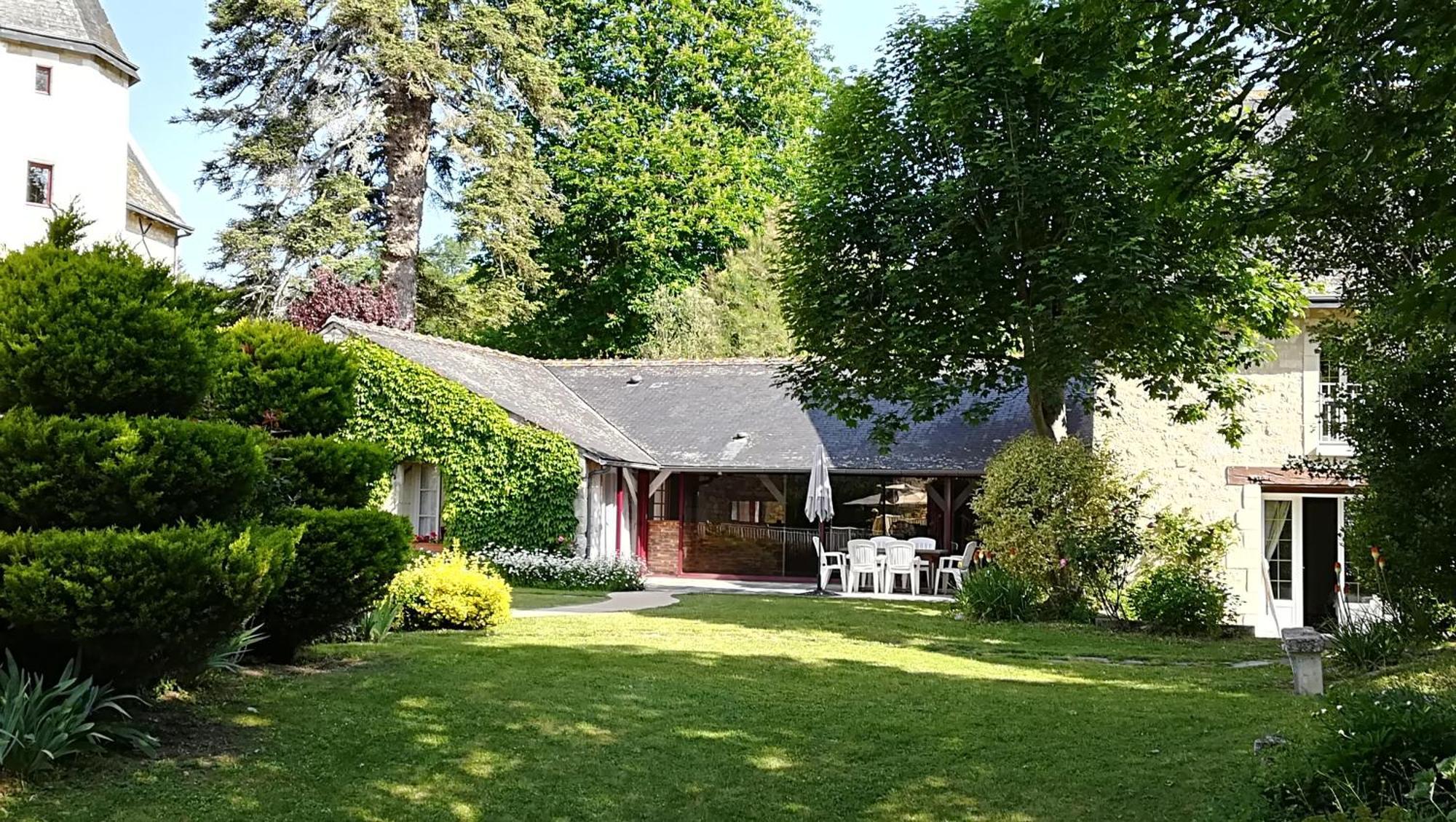 Bed and Breakfast Chinon Manoir De L'Abbaye Seuilly Exterior foto
