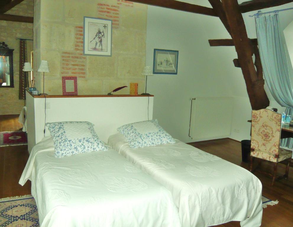 Bed and Breakfast Chinon Manoir De L'Abbaye Seuilly Habitación foto