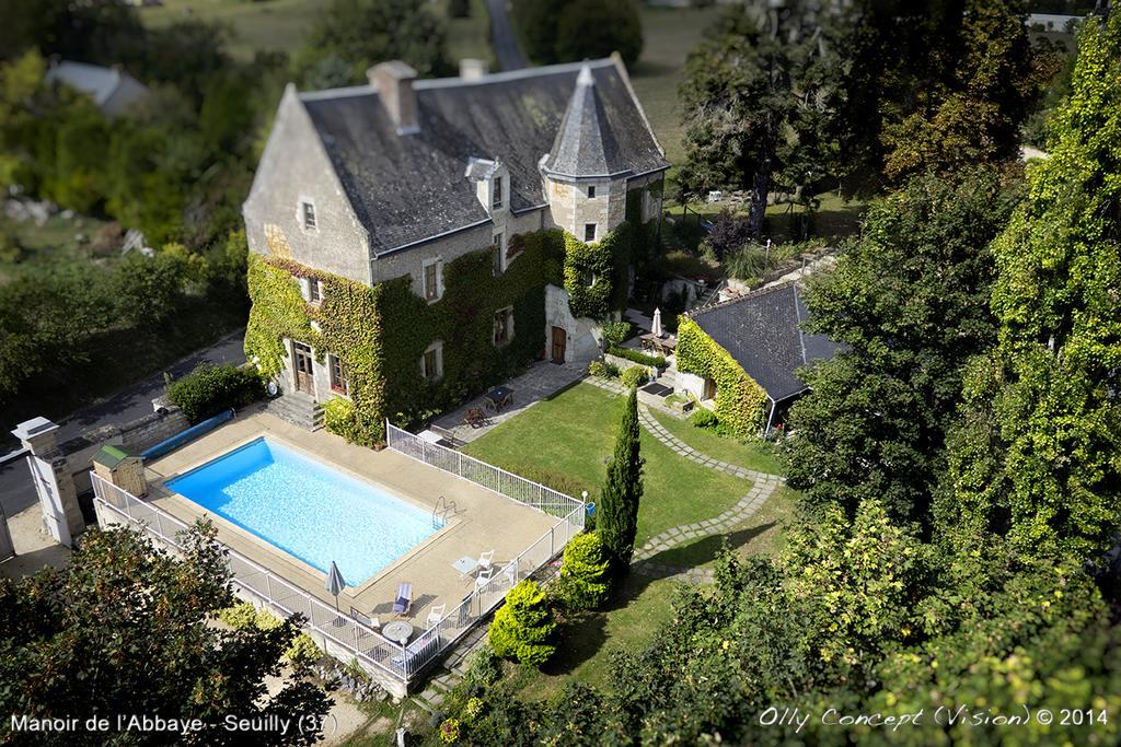 Bed and Breakfast Chinon Manoir De L'Abbaye Seuilly Exterior foto