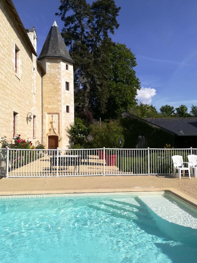 Bed and Breakfast Chinon Manoir De L'Abbaye Seuilly Exterior foto